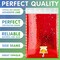 Red Metallic Bubble Mailers 7.25 x 7 Pack of 25 Opaque Mail Bubble Envelopes with Sturdy Adhesive Line Reliable Padded Shipping Envelopes Waterproof Padded Envelopes Various Sizes